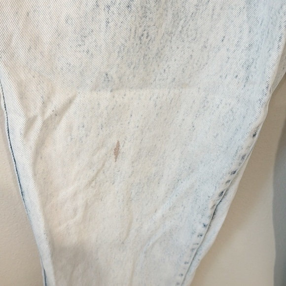 BRITTANIA Vintage Acid Wash Jeans Relaxed Fit Taper High Rise Size 30 - Picture 9 of 9